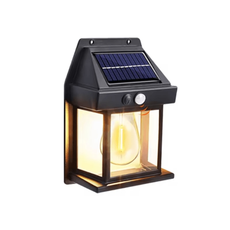 Solar Motion Sensor Wall Light Waterproof Tungsten Filament Outdoor Lamp 3