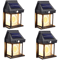 Solar Motion Sensor Wall Light Waterproof Tungsten Filament Outdoor Lamp 5