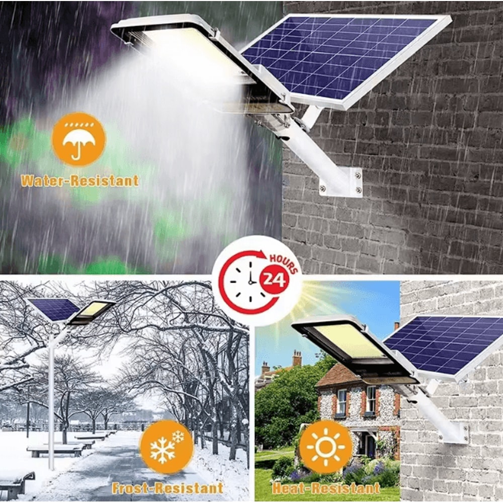 Solar Street Light Outdoor 8000mAh High Power Waterproof Wall Lamp 1