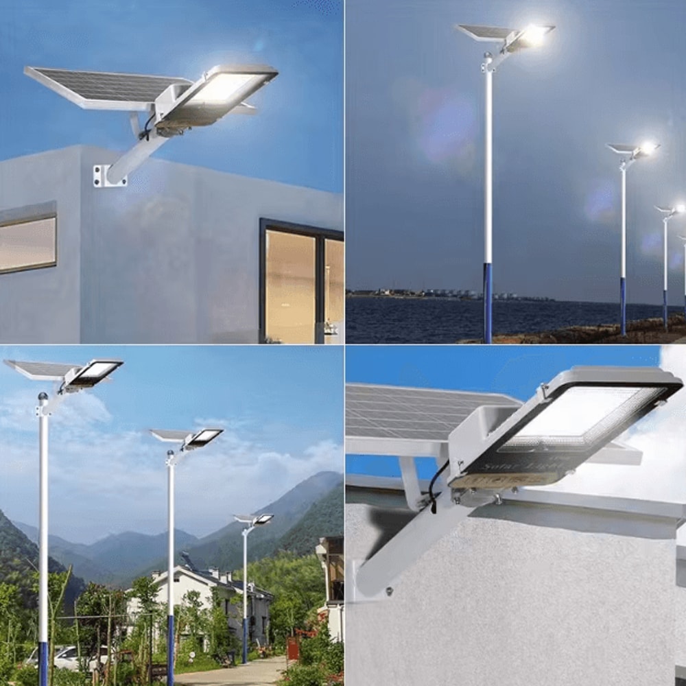 Solar Street Light Outdoor 8000mAh High Power Waterproof Wall Lamp 3