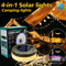 Solar Camping String Lights 10M RGB Outdoor Tent Light With Hook 0