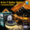 Solar Camping String Lights 10M RGB Outdoor Tent Light With Hook 4