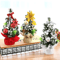 Mini Christmas Tree Decor 20cm Tabletop Festive Desk Ornament 1