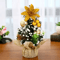 Mini Christmas Tree Decor 20cm Tabletop Festive Desk Ornament 3