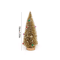 Mini Cedar Christmas Tree Snow Flocked Tabletop Miniature Decor 4
