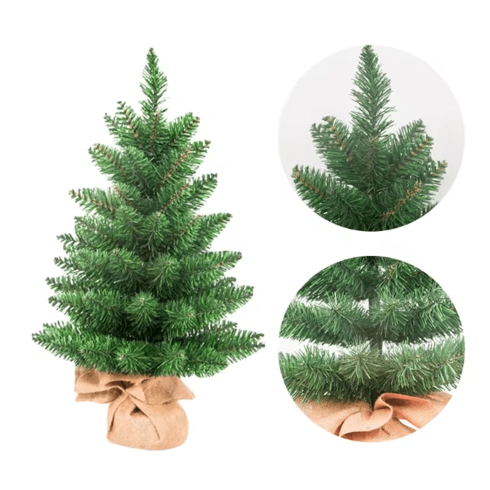 60cm Mini Christmas Tree Desktop Festive Tabletop Decoration 2