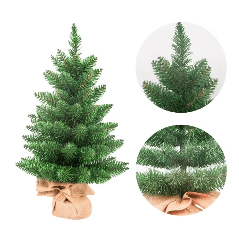 60cm Mini Christmas Tree Desktop Festive Tabletop Decoration 2