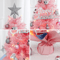 Pink Mini Christmas Tree 4560cm Tabletop Festive Decoration 1