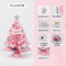Pink Mini Christmas Tree 4560cm Tabletop Festive Decoration 2