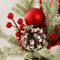 Mini Christmas Tree With Pine Cone Red Berry Tabletop Festive Decor 2