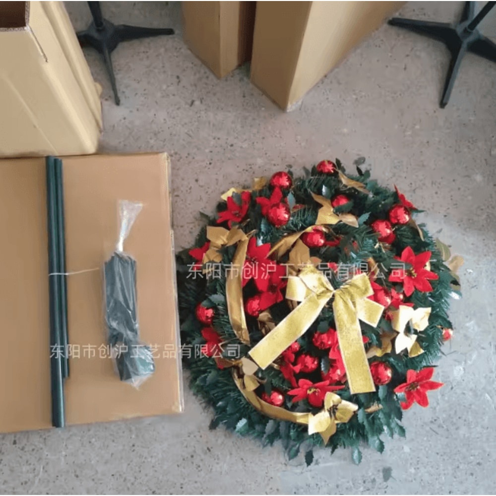 PopUp Christmas Tree 120cm Foldable PreDecorated Festive Tree 1