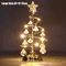 LED Crystal Christmas Tree Lamp Decorative Iron Night Light With Warm Glow 0