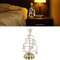LED Crystal Christmas Tree Lamp Decorative Iron Night Light With Warm Glow 2