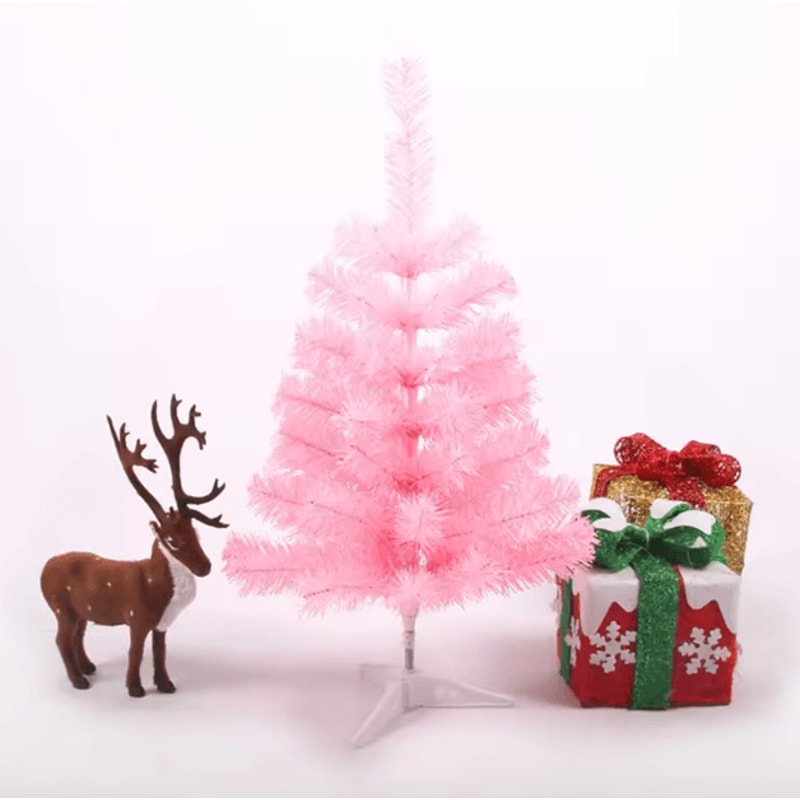 60cm Mini Christmas Tree PVC Desktop Festive Decoration 2