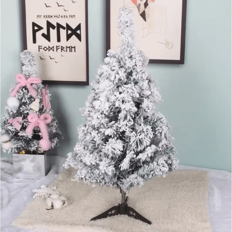 60cm Mini Christmas Tree PVC Desktop Festive Decoration 4