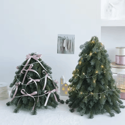 simulated noble pine christmas tree – realistic tabletop festive decor
