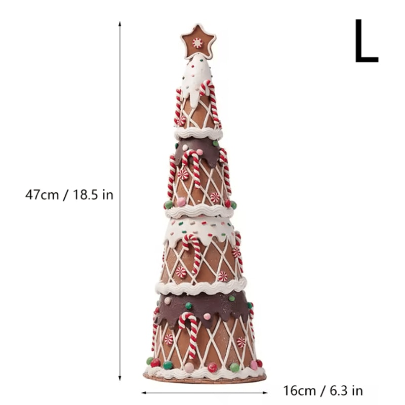 Candy Christmas Tree Ornament Soft Clay Fairy Tale Desktop Decor 3