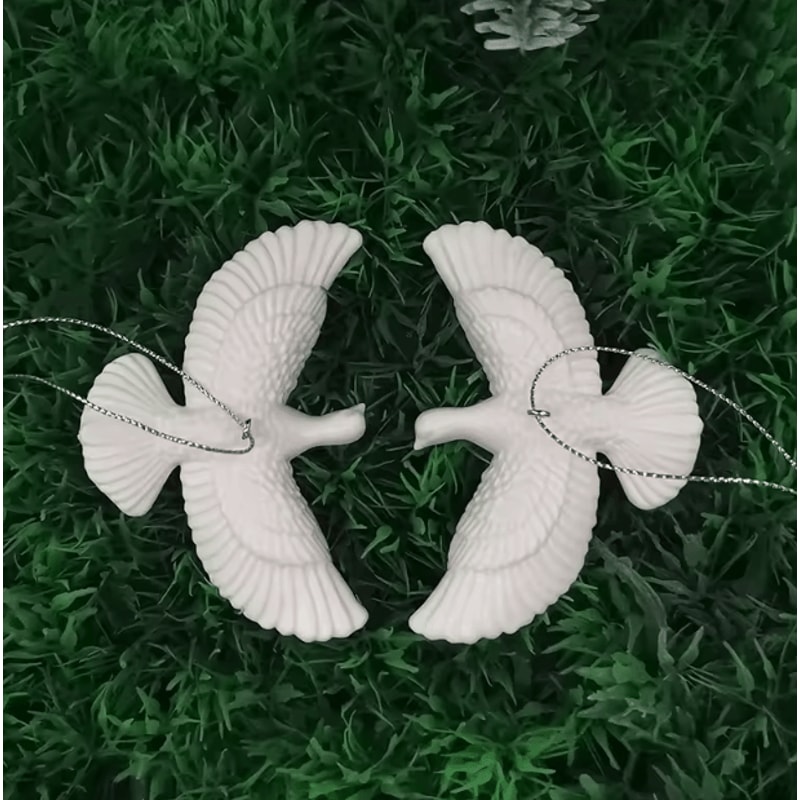 Acrylic Friendship Dove Ornament Romantic Hanging Decor Gift 0