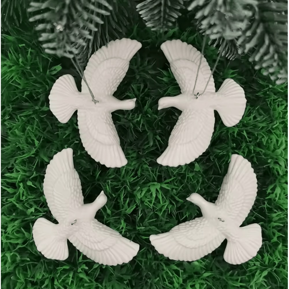 Acrylic Friendship Dove Ornament Romantic Hanging Decor Gift 2