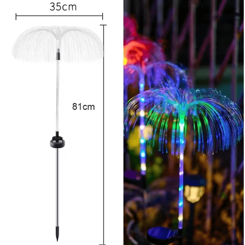 Outdoor Waterproof Yard Christmas Pathway Lawn Wedding Party Decoration Solar Power Flowers Lamp So 2