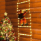 Santa Climbing Ladder LED Lights Christmas Window Wall Decoration 2