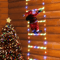 Santa Climbing Ladder LED Lights Christmas Window Wall Decoration 3