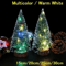 1pc LED Light Mini Artificial Christmas Trees Decorations Festival Tabletop Miniature Snow Frost Xm 1