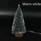 1pc LED Light Mini Artificial Christmas Trees Decorations Festival Tabletop Miniature Snow Frost Xm 3