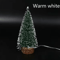 1pc LED Light Mini Artificial Christmas Trees Decorations Festival Tabletop Miniature Snow Frost Xm 3