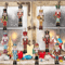 12pcs Wooden Nutcracker Ornament Set Classic Christmas Tree Hanging Decor 2