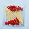 Christmas Cocktail Picks Set 50pcs Bamboo Fruit Sticks For Festive Appetizers Party Decor 3