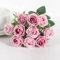Artificial White Rose Bouquet 10Head Silk Flowers For Wedding Home Event Decor 7