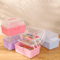 3Tier Foldable Storage Box Organizer Cute Portable Hair Accessories Jewelry Case For Kids 0