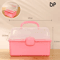 3Tier Foldable Storage Box Organizer Cute Portable Hair Accessories Jewelry Case For Kids 3