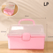 3Tier Foldable Storage Box Organizer Cute Portable Hair Accessories Jewelry Case For Kids 4