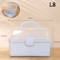 3Tier Foldable Storage Box Organizer Cute Portable Hair Accessories Jewelry Case For Kids 7