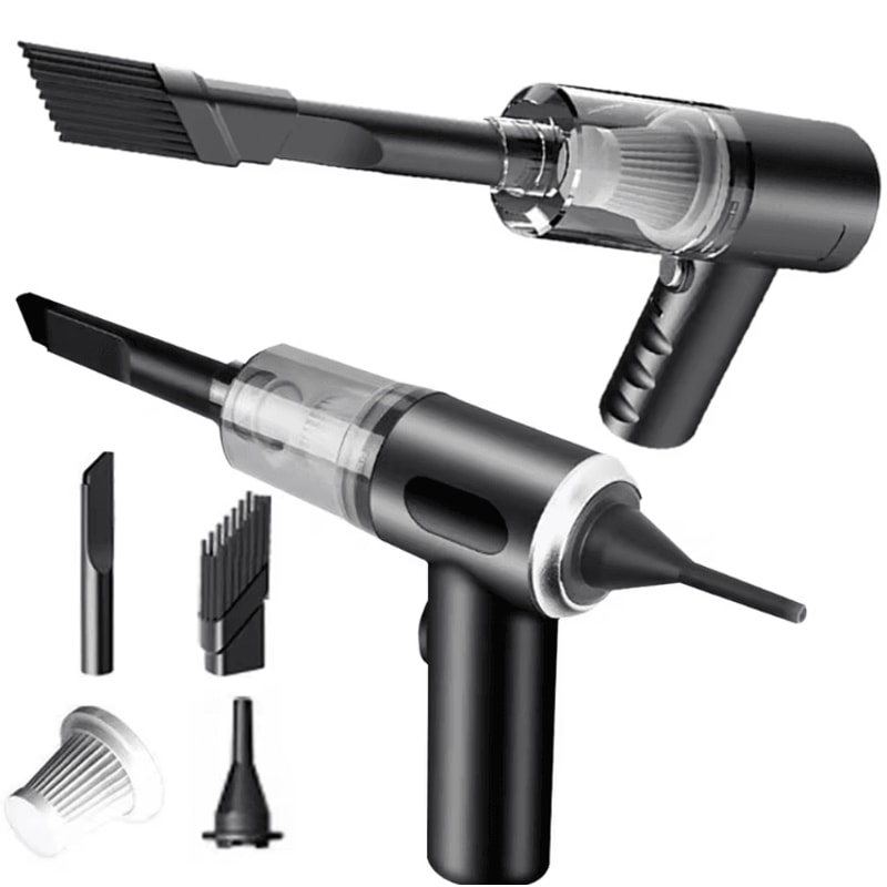 Portable Wireless Car Vacuum Cleaner 120W High Power Cordless Handheld Vacuum For Car Home 0