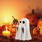 Cute Middle Finger Ghost Statue Funny Halloween Decor For Home Table Party Display 1