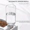 Automatic Pet Feeding Bowl Dual Food Water Dispenser For Cats Dogs 2