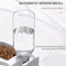 Automatic Pet Feeding Bowl Dual Food Water Dispenser For Cats Dogs 2