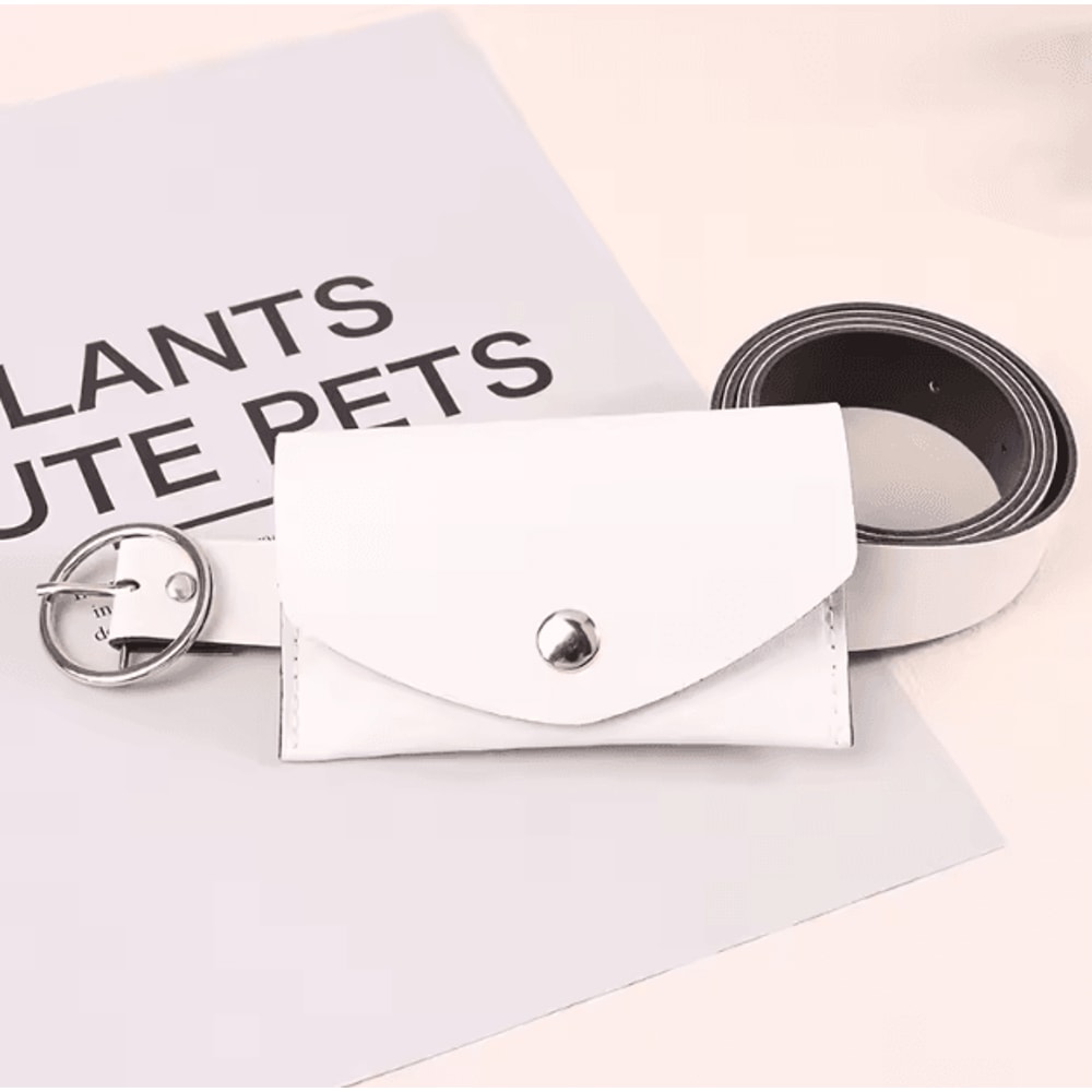 Adjustable PU Leather Waist Belt Phone Pouch Bag For Women Hands Free Wallet And Work Storage 2