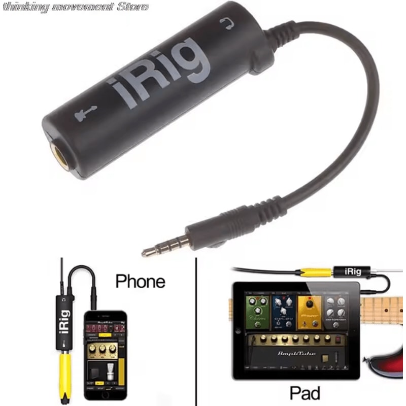 IRig Guitar Adapter For IPhone And IPad Mobile Guitar Interface Effects Adapter 0