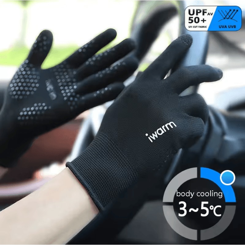 Summer Driving Gloves UV Protection Touchscreen Anti Slip Outdoor Gloves For Men And Women 1