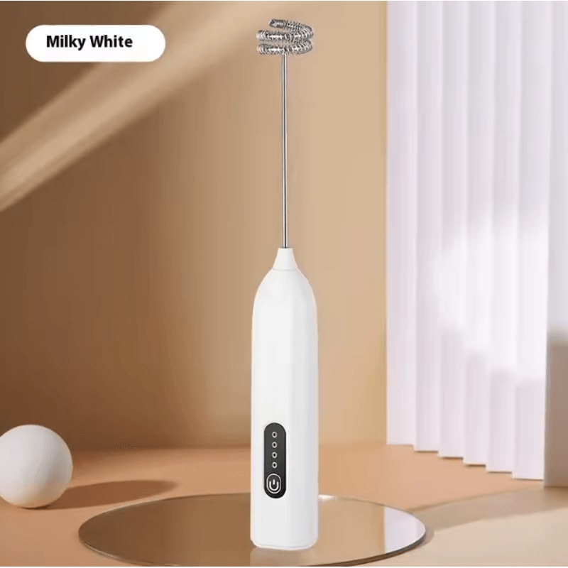 3 In 1 Electric Milk Frother Handheld Coffee Foamer Mini Mixer For Latte Cappuccino And Hot Chocola 5