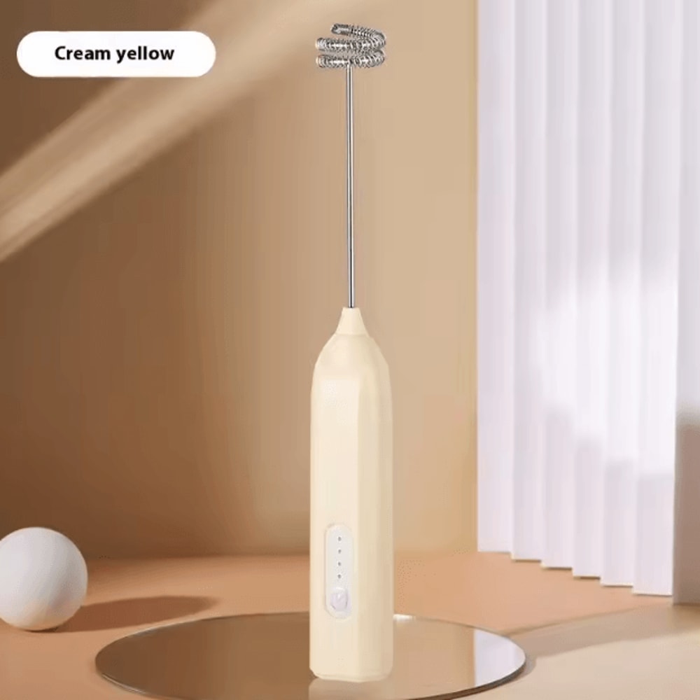 3 In 1 Electric Milk Frother Handheld Coffee Foamer Mini Mixer For Latte Cappuccino And Hot Chocola 6