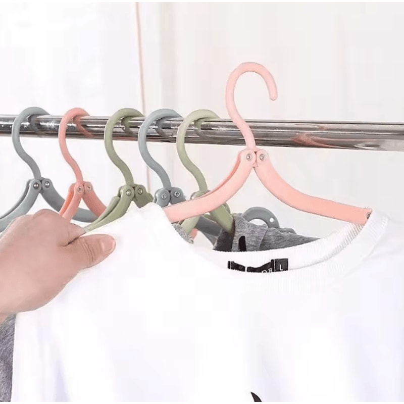 Portable Foldable Clothes Drying Rack Travel Laundry Hanger For Camping Dorm And Home Use 1