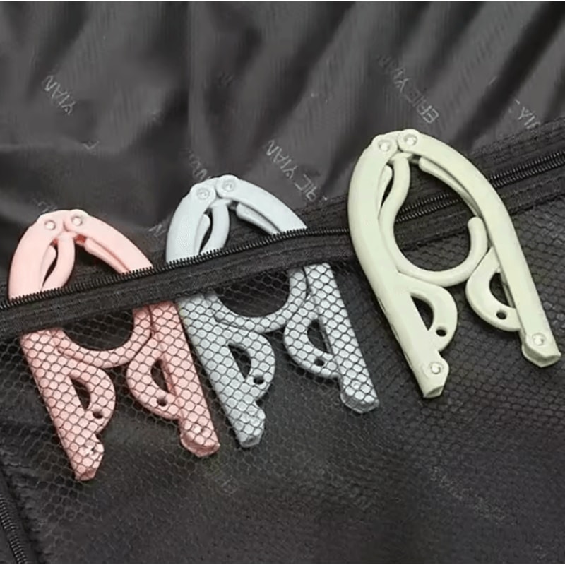 Portable Foldable Clothes Drying Rack Travel Laundry Hanger For Camping Dorm And Home Use 3