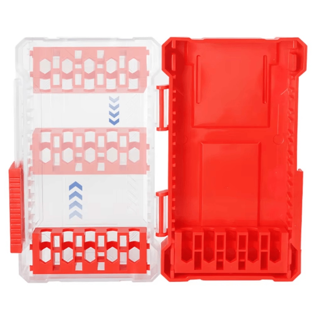 Portable Drill Bit Storage Case With Removable Insert Screwdriver Bit Organizer Box 1