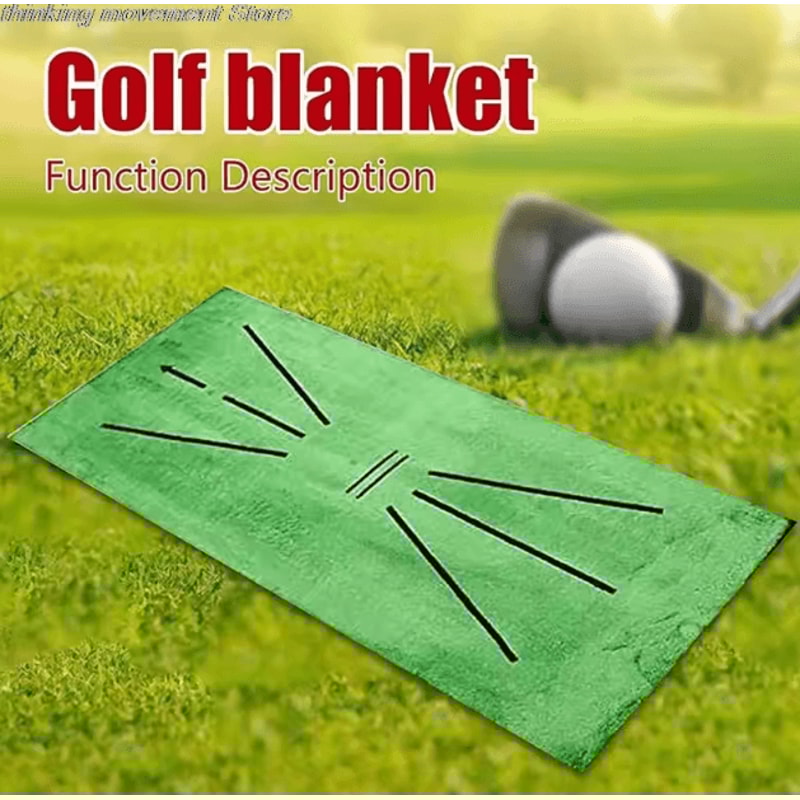 Portable Golf Practice Mat 30x60cm Non Slip Golf Hitting Mat For Indoor And Outdoor Swing Training 1