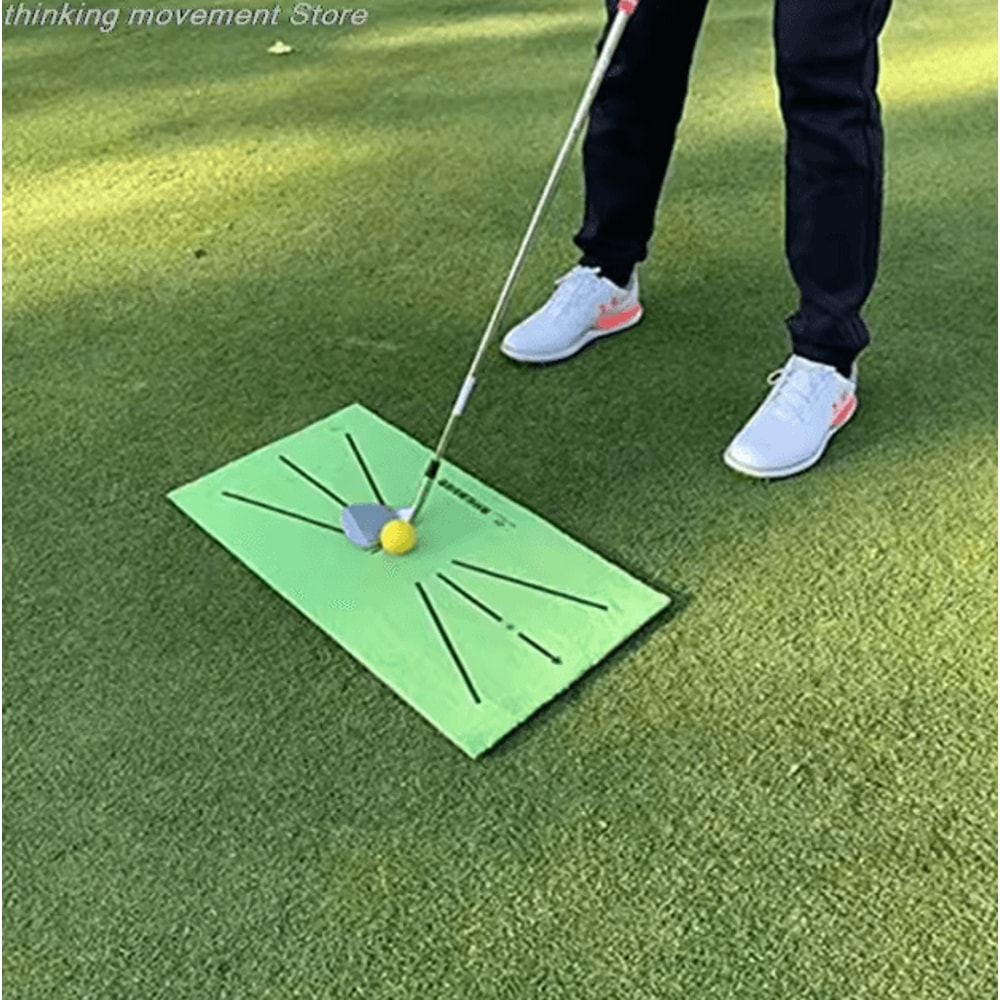Portable Golf Practice Mat 30x60cm Non Slip Golf Hitting Mat For Indoor And Outdoor Swing Training 2